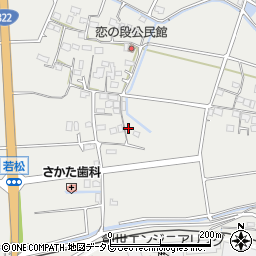 福岡県久留米市宮ノ陣町若松2051-1周辺の地図