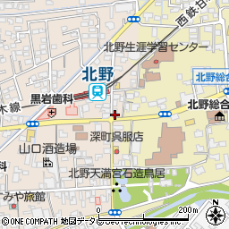 福岡県久留米市北野町今山590周辺の地図