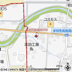 八蔵うきは吉井店周辺の地図