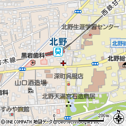 福岡県久留米市北野町今山591周辺の地図