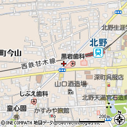 福岡県久留米市北野町今山827周辺の地図