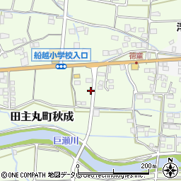 福岡県久留米市田主丸町秋成709-1周辺の地図