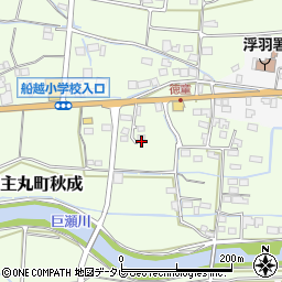 福岡県久留米市田主丸町秋成846-2周辺の地図