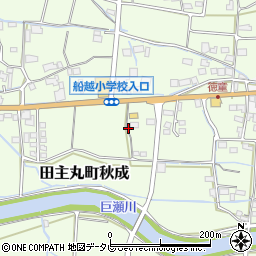 福岡県久留米市田主丸町秋成699周辺の地図