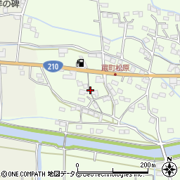 福岡県久留米市田主丸町秋成574周辺の地図