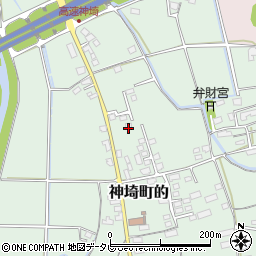 佐賀県神埼市神埼町的608-5周辺の地図