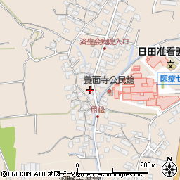 大分県日田市清水町843-1周辺の地図