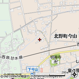 福岡県久留米市北野町今山753周辺の地図