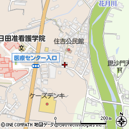 大分県日田市清水町686-5周辺の地図