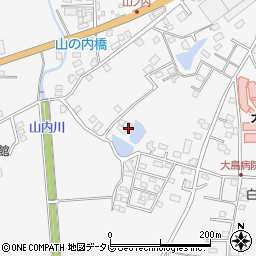 水田建設株式会社　作業場周辺の地図