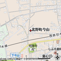 福岡県久留米市北野町今山783周辺の地図