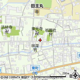 福岡県久留米市田主丸町田主丸191-1周辺の地図