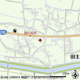 福岡県久留米市田主丸町秋成612周辺の地図