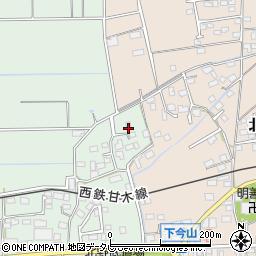 福岡県久留米市北野町十郎丸1575周辺の地図