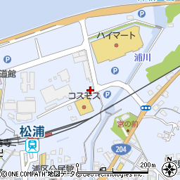 北松通運株式会社　重機部周辺の地図