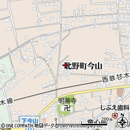 福岡県久留米市北野町今山785周辺の地図