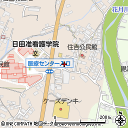 大分県日田市清水町782-8周辺の地図