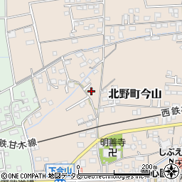 福岡県久留米市北野町今山909周辺の地図