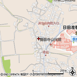 大分県日田市清水町838-2周辺の地図