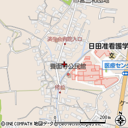 大分県日田市清水町822-3周辺の地図