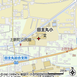 久留米市立田主丸小学校周辺の地図
