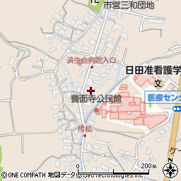 大分県日田市清水町822周辺の地図
