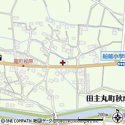 福岡県久留米市田主丸町秋成1099周辺の地図