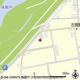 福岡県久留米市大橋町蜷川427周辺の地図