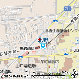 福岡県久留米市北野町今山630周辺の地図