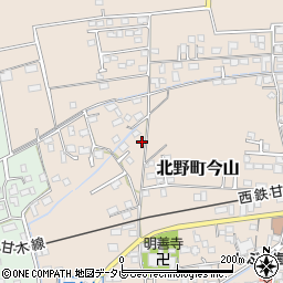 福岡県久留米市北野町今山906周辺の地図