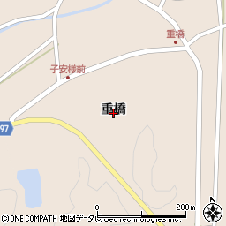 佐賀県伊万里市南波多町重橋周辺の地図