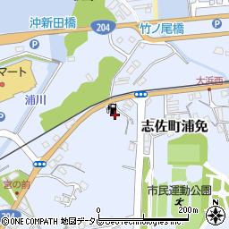 吉野石油プロパン株式会社松浦給油所周辺の地図