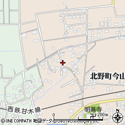 福岡県久留米市北野町今山1019周辺の地図