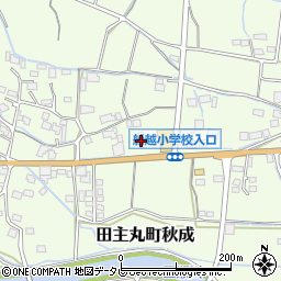 福岡県久留米市田主丸町秋成869-2周辺の地図