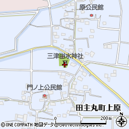 三津畄水神社周辺の地図
