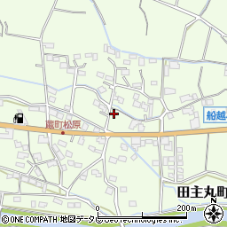 福岡県久留米市田主丸町秋成1100-1周辺の地図
