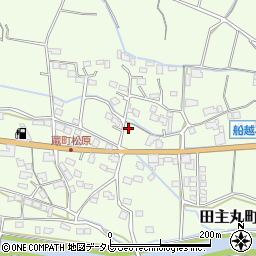 福岡県久留米市田主丸町秋成1100周辺の地図