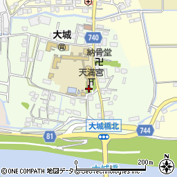 筒井公民館周辺の地図