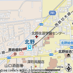 福岡県久留米市北野町今山610周辺の地図