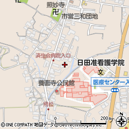 大分県日田市清水町819-7周辺の地図