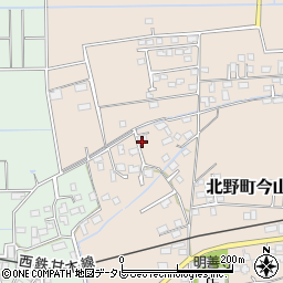 福岡県久留米市北野町今山1020周辺の地図