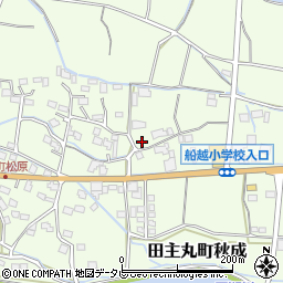 福岡県久留米市田主丸町秋成1048-2周辺の地図