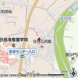 大分県日田市清水町701周辺の地図