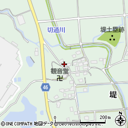 佐賀県三養基郡上峰町堤2159-1周辺の地図