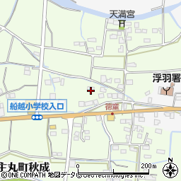 福岡県久留米市田主丸町秋成884-4周辺の地図