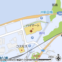 酒の一斗松浦店周辺の地図