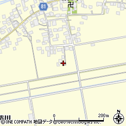福岡県久留米市大橋町蜷川246周辺の地図