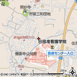 大分県日田市清水町813-5周辺の地図