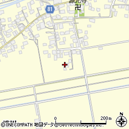 福岡県久留米市大橋町蜷川1336周辺の地図