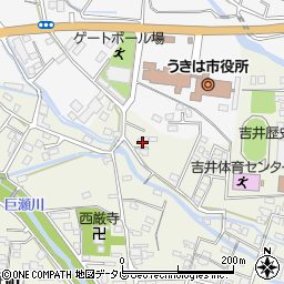 福岡県うきは市吉井町1502周辺の地図